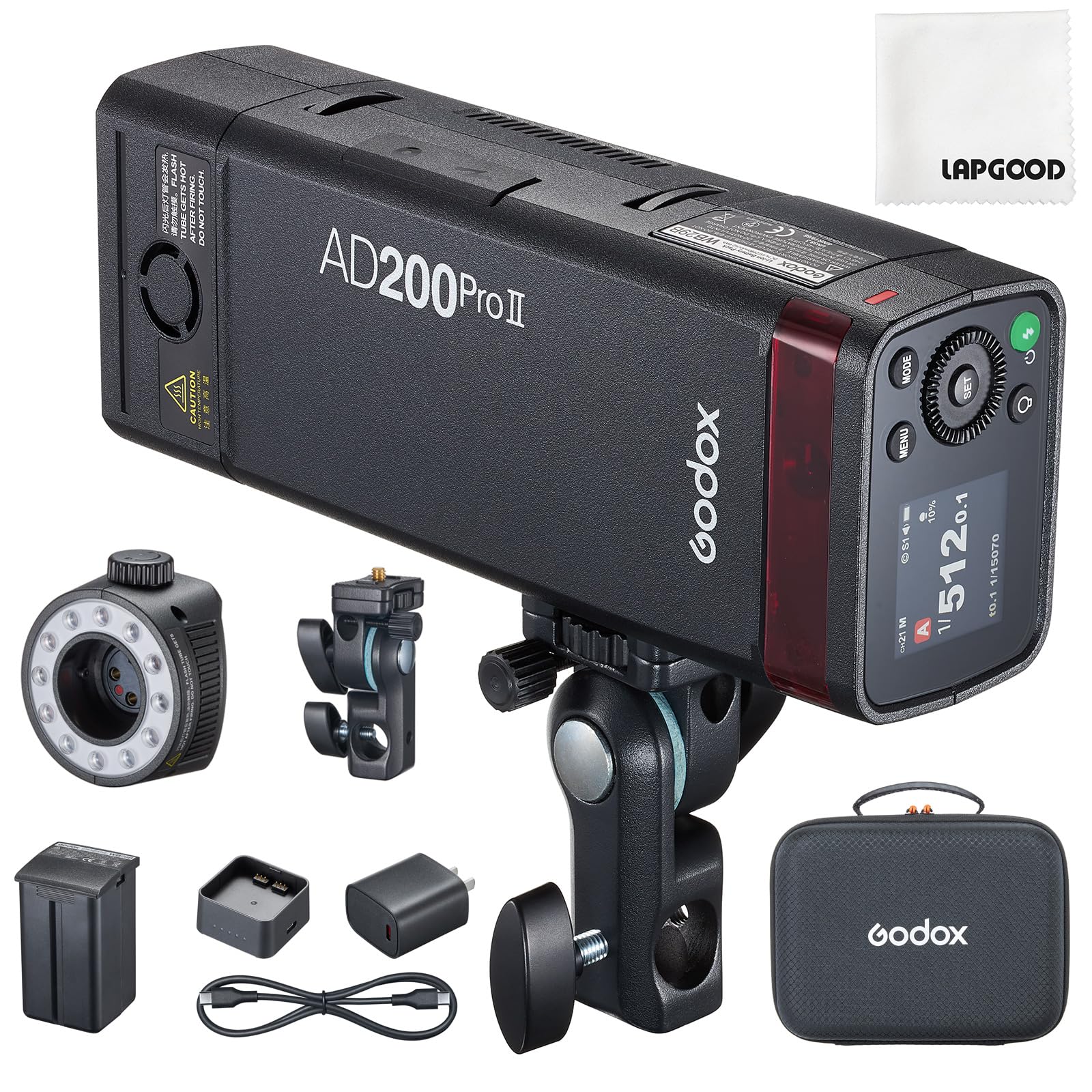 美品 Godox AD200PRO （ジャンク品）＋ アクセサリー5点 - ビデオカメラ
