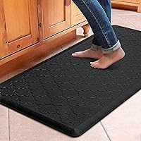 Vista 12 de WISELIFE Alfombra de Cocina Acolchada Anti Fatiga, 17.3"x39", Alfombra de Piso Gruesa Antideslizante Impermeable, Alfombras y Tapetes de Cocina