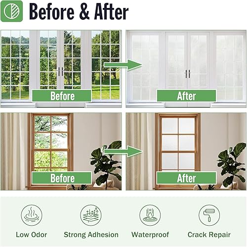 Miniatura 3 de Pintura de vidrio esmerilado para ventana, pintura de privacidad para ventana, pintura translúcida, impermeable y resistente a los rayos UV,