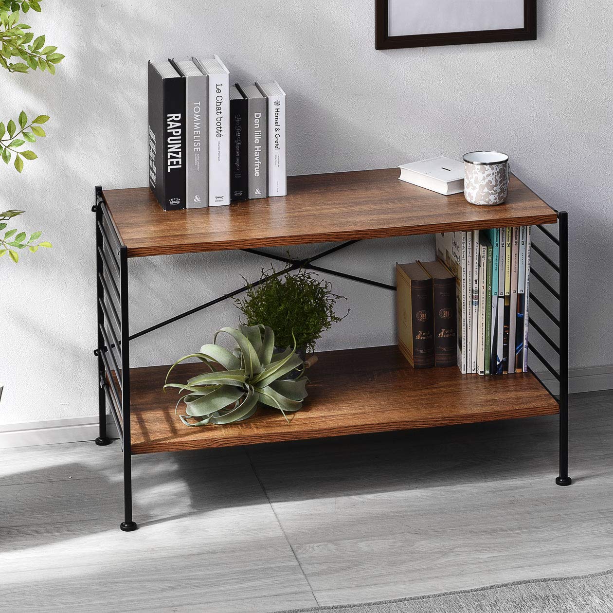 Amazon｜ワイエムワールド ユニットシェルフ WiLL 2段 シェルフ 幅82cm