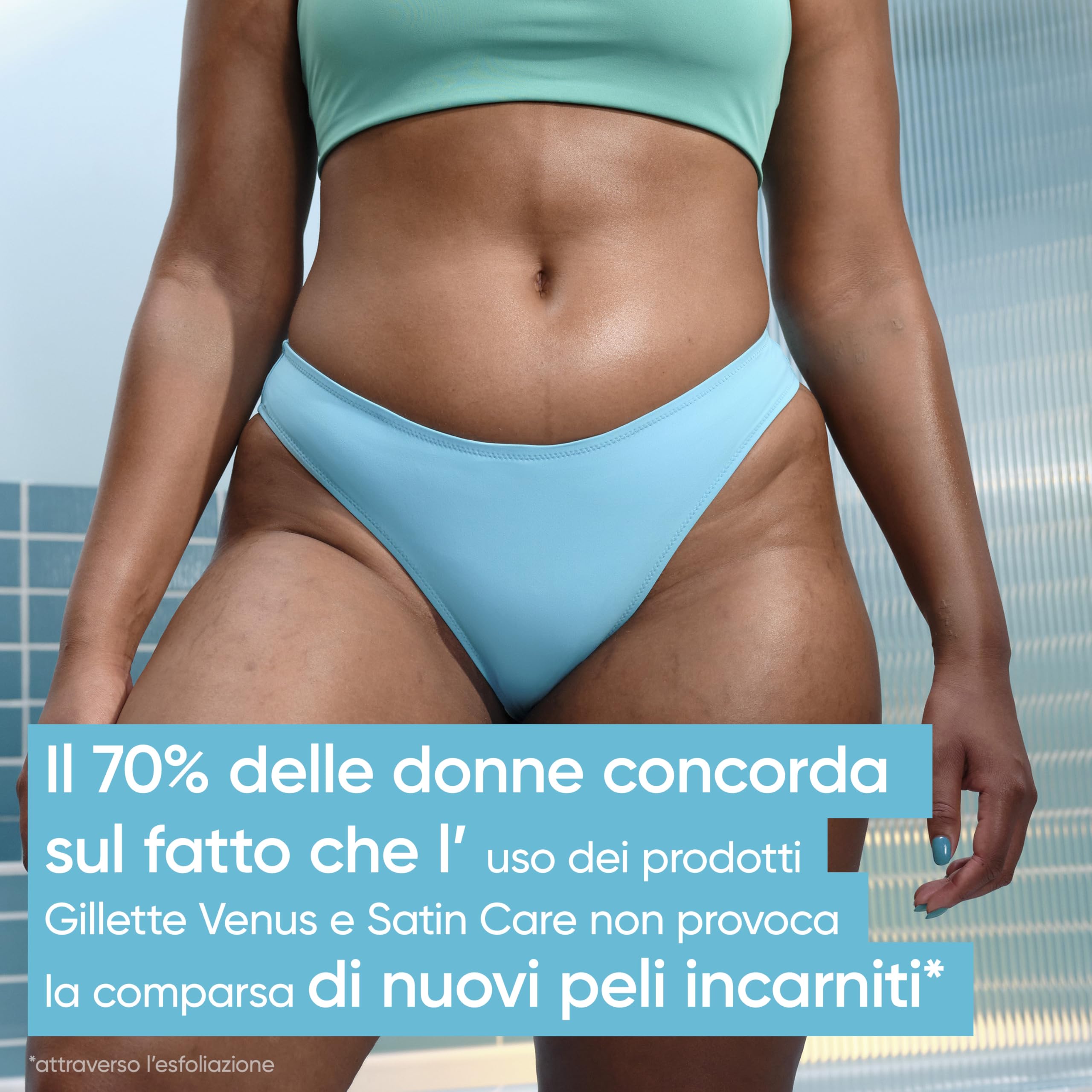 Gillette Venus Lamette Donna per Rasoio Donna Parti Intime, 8 Lamette di Ricambio per Rasoio Parti Intime, per i Peli e la Pelle della Zona Intima, con Barra Anti-irritazioni