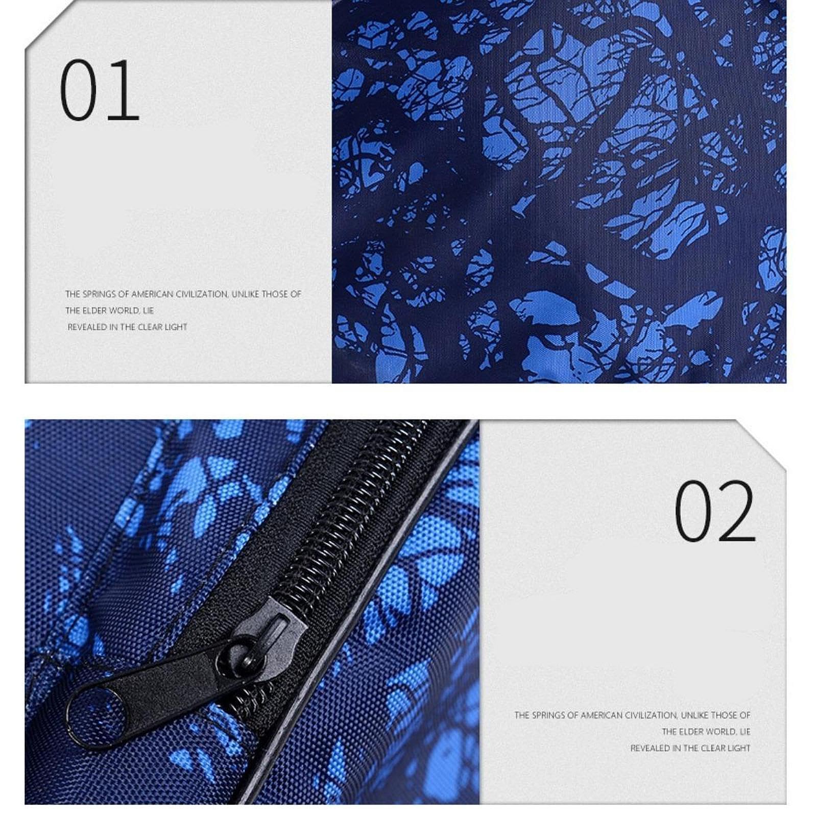 kowaku Taekwondo Bag Sparring Gear Rucksack Duffel Large Capacity Boxing Backpack Bag for Exercise Training Boxing Martial Arts, Blue