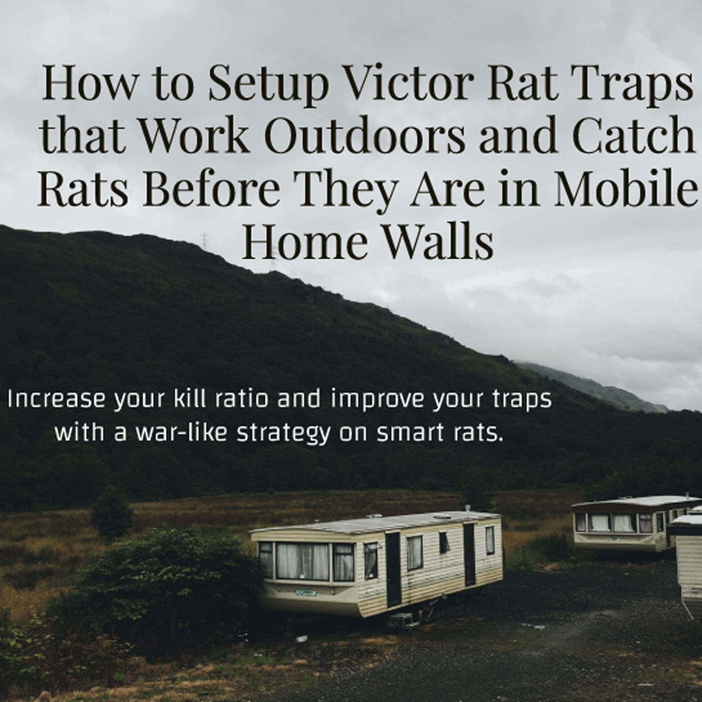 Cover art for How to Setup Victor Rat Traps That Work Outdoors and Catch Rats Before They Are in Mobile Home Walls