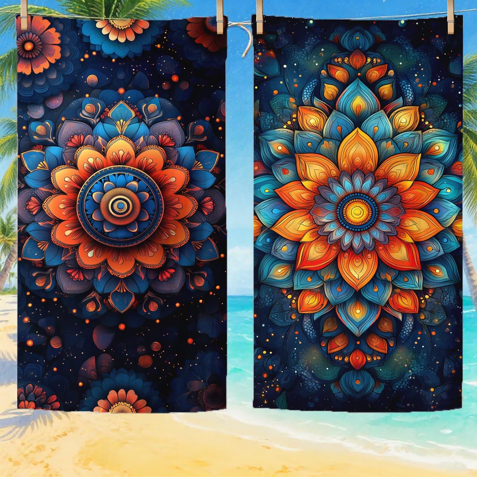 Serviette de Plage XXL 80x160 cm,Couleur Serviette Plage Microfibre avec Séchage Rapide, Anti-Sable, Absorbante Fonction Design pour Vacances Piscine Pique-Nique Voyages Yoga, Cadeau Femme Q-972