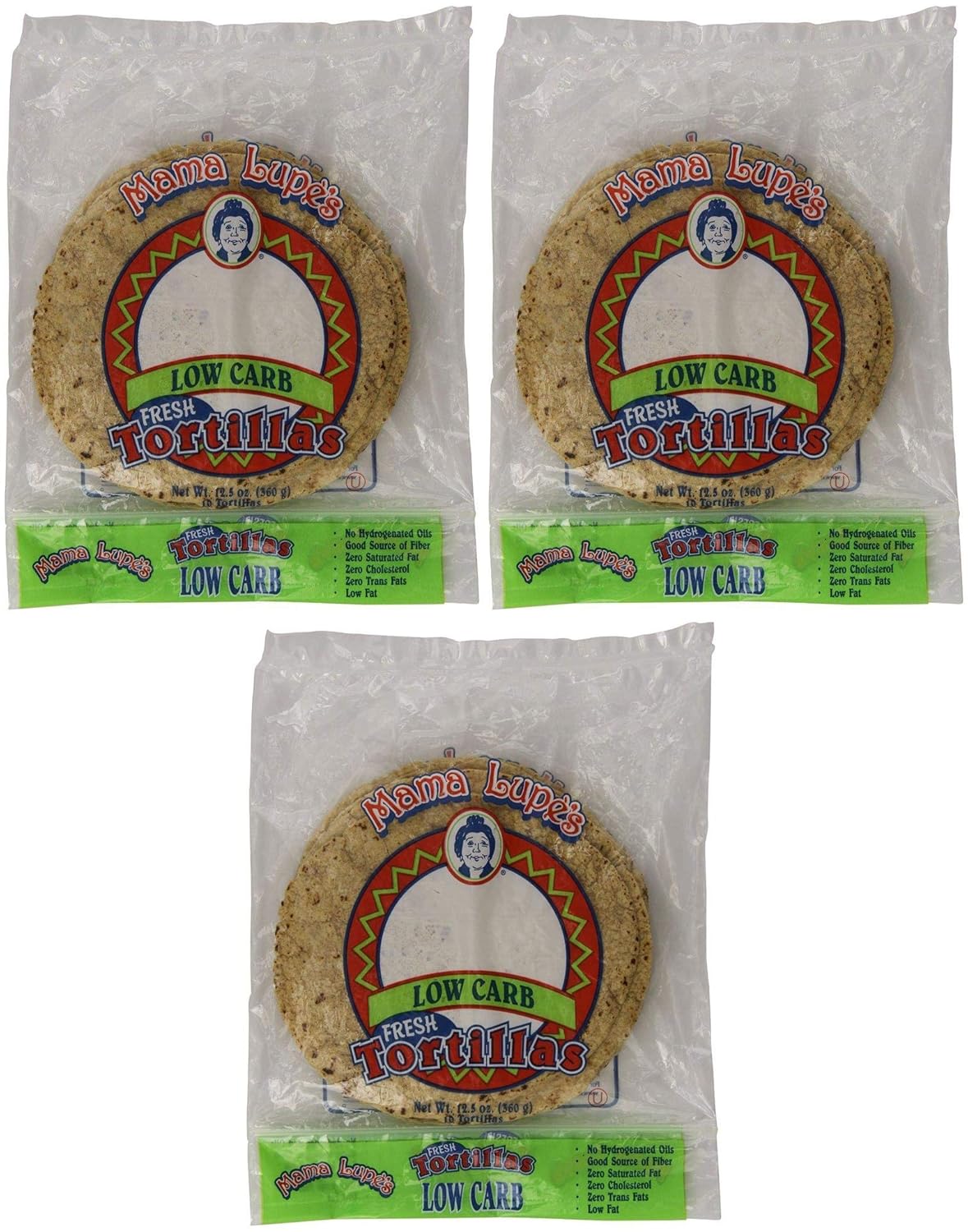 Mama Lupe Low Carb Tortillas Pack of Three Pack of 3