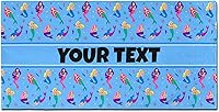Vista 26 de Personalized Beach, Pool, Bath Towel for Kids - Robots, Custom Name/Text, Quick-Dry/Absorbent for Summer/Vacation/Children's Bathroom, Customized