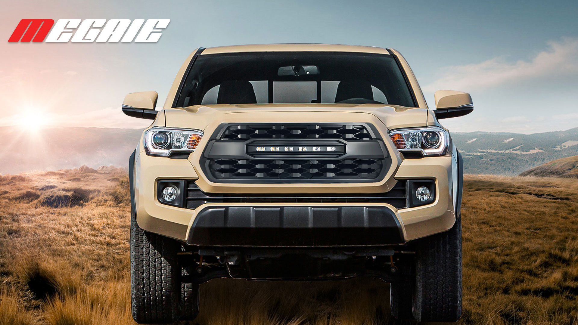Amazon.com: MEGAIE TRD Pro Style Grille Compatible with Tacoma