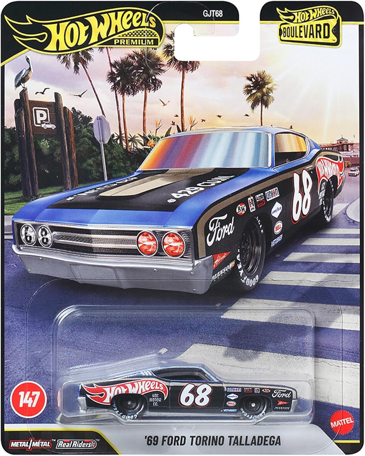 Hot Wheels Collector Vehicle Auto Boulevard Ford Torino Talladega