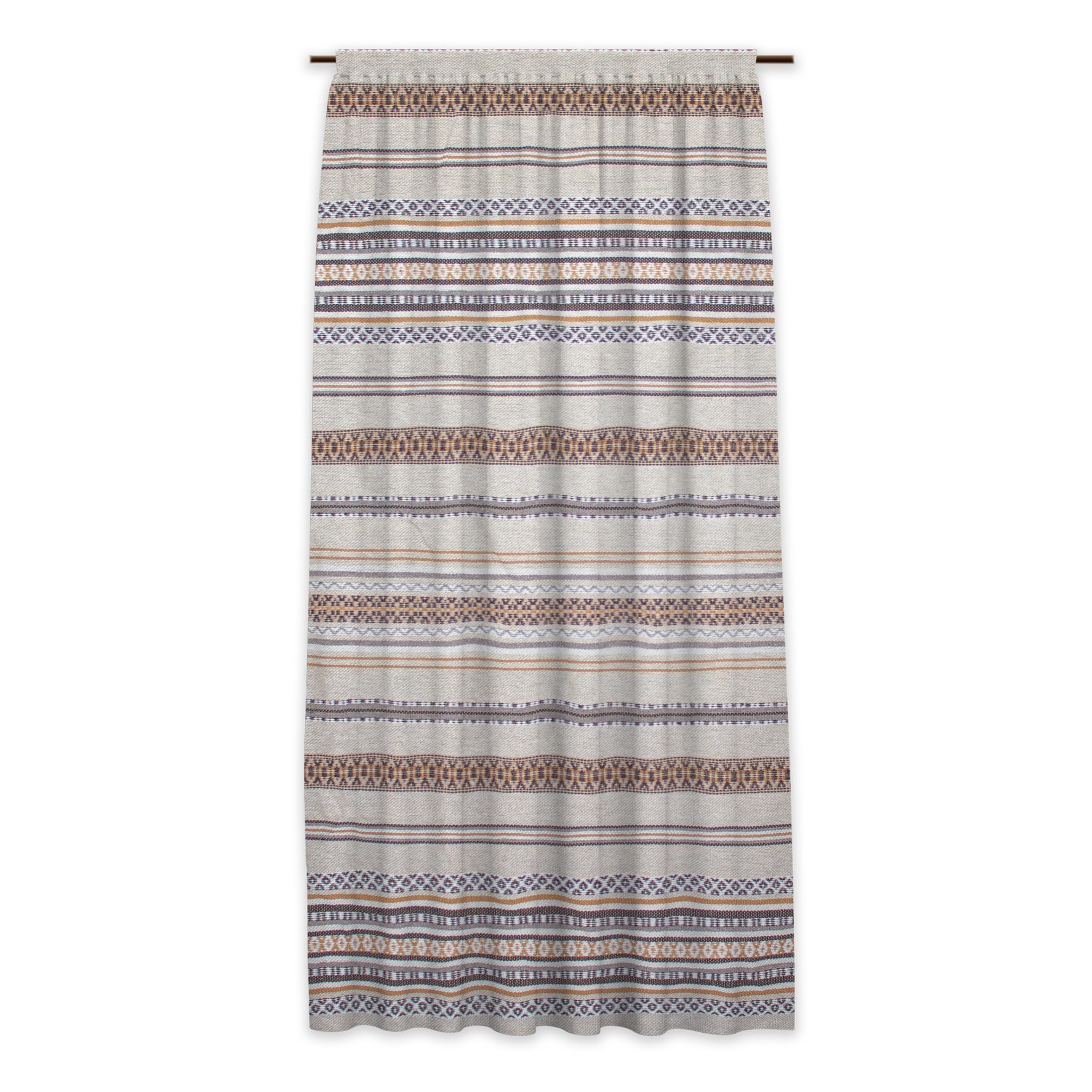 Cortina Etnica Alpujarreña 155 x 220 cm (Beige), antimosquitos, protección Solar