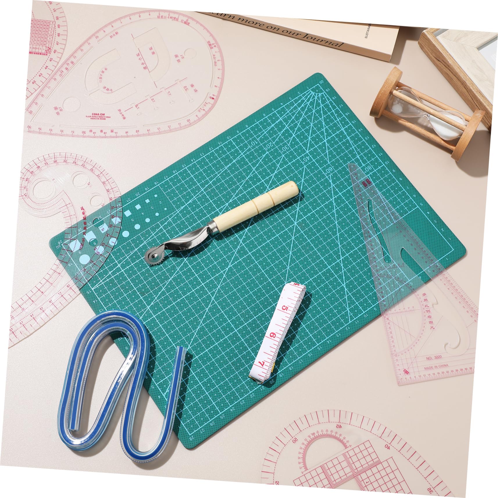 Regla de Costura para Tela de Diseño y Patronaje, 12 Piezas | Curva Francesa y Guías de Patrón, Plástico Flexible y Ligero, Uso en Costura y Bricolaje