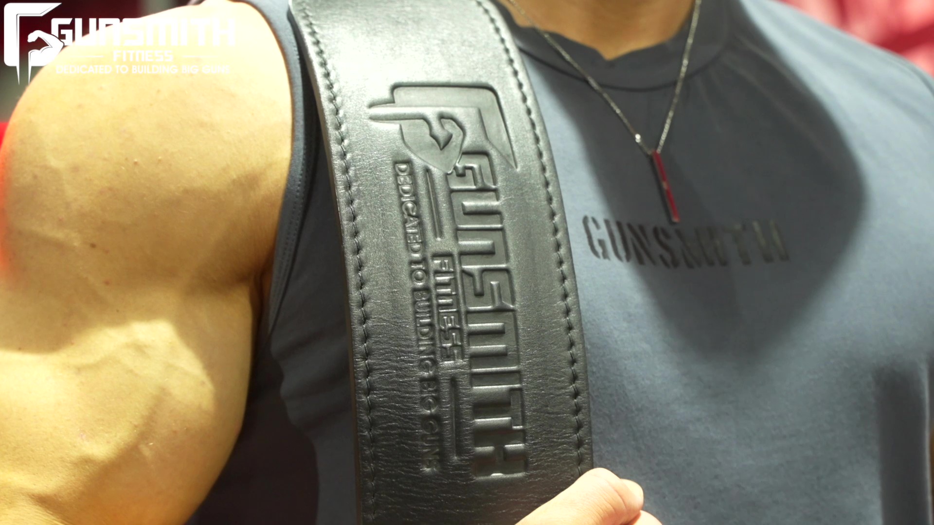 Gunsmith Fitness Shibusa 10 Cm Haut De Gamme 100% Cuir Véritable Fait