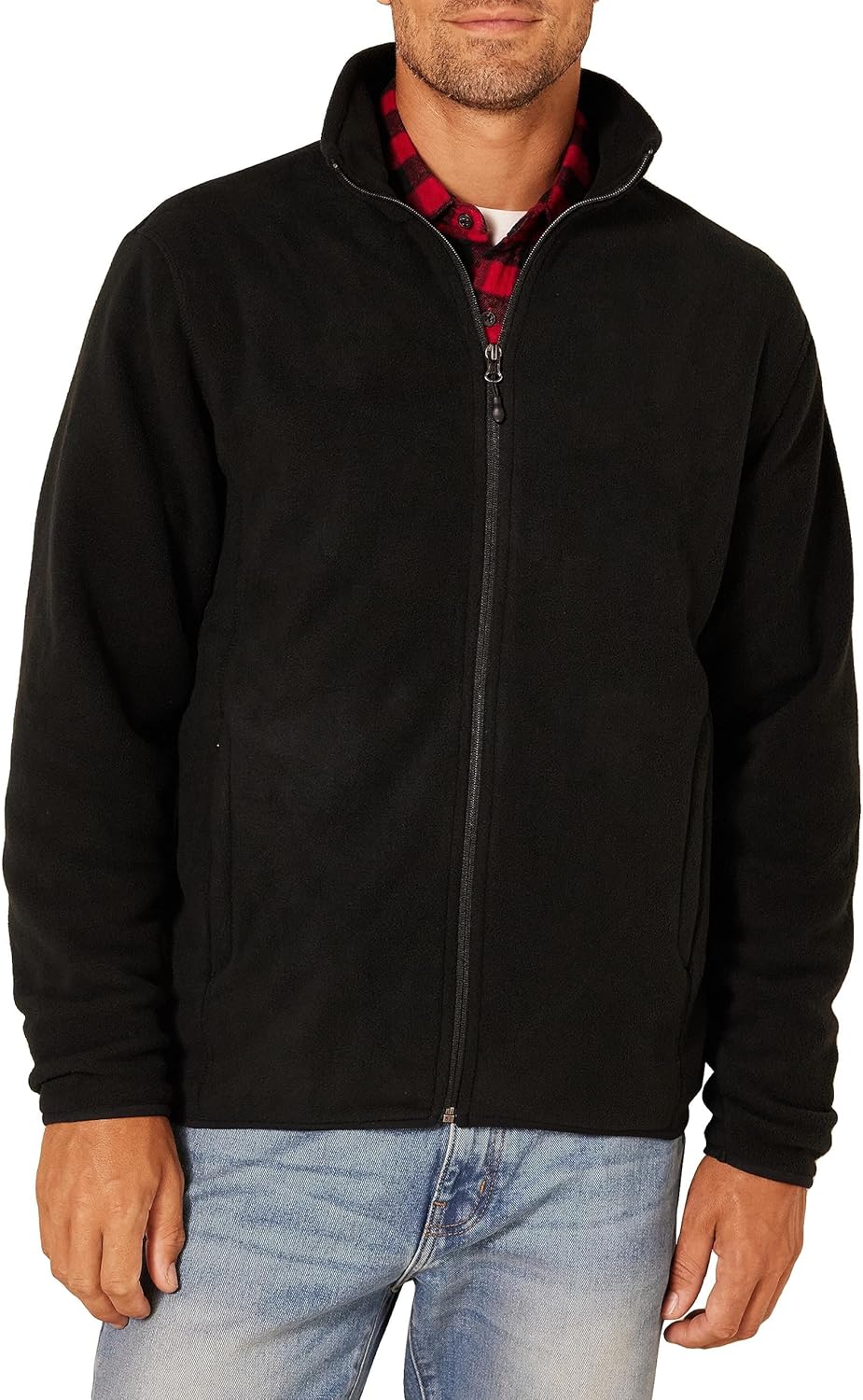 Amazon Essentials Men's Full-Zip Fleece Jacket (Available in Big