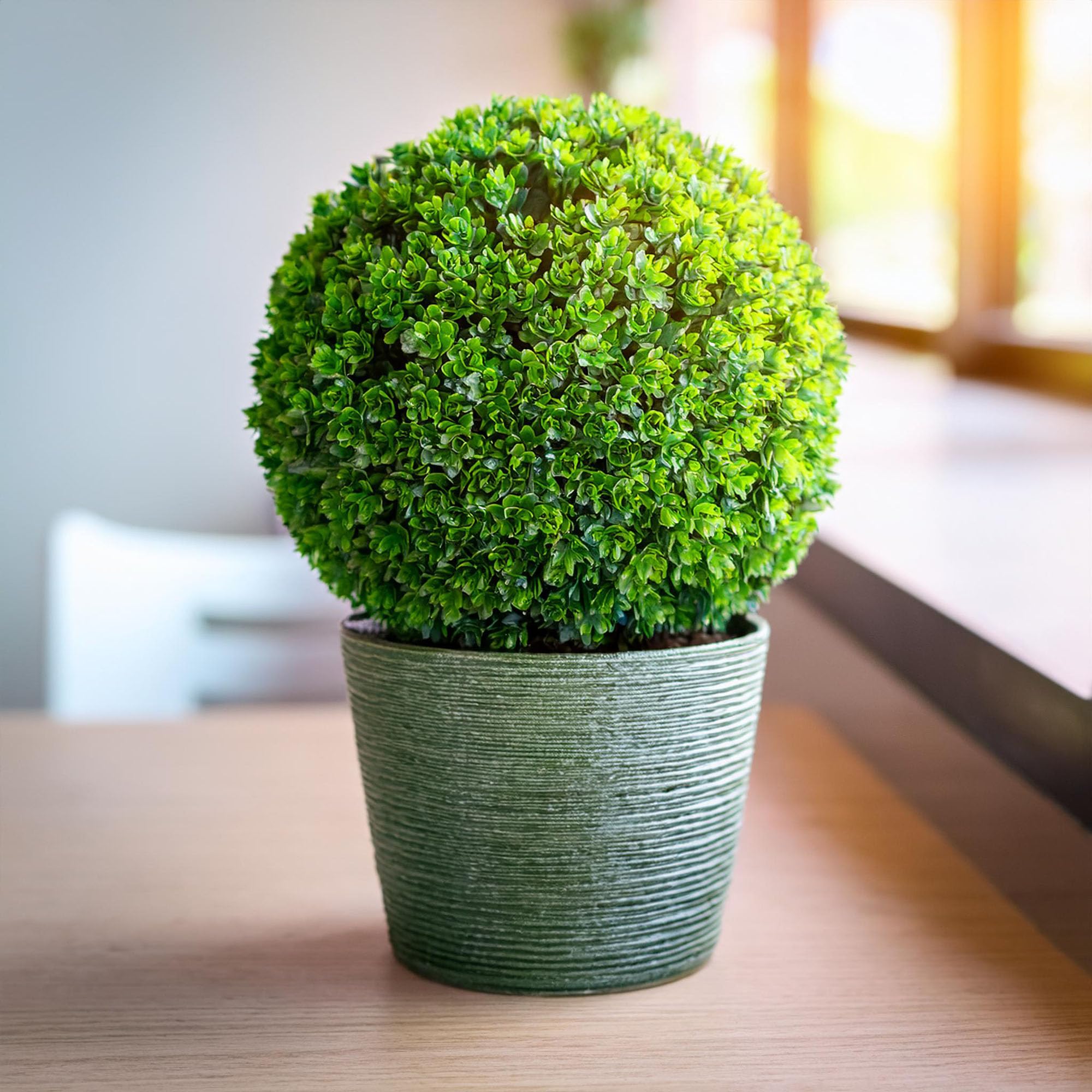 Well Home - Bola de Boj Decorativa de Ø36cm Ideal como decoración