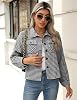 Camisa chaqueta de cuadros para mujer Zeagoo, estilo cropped, abrigo de otoño 3