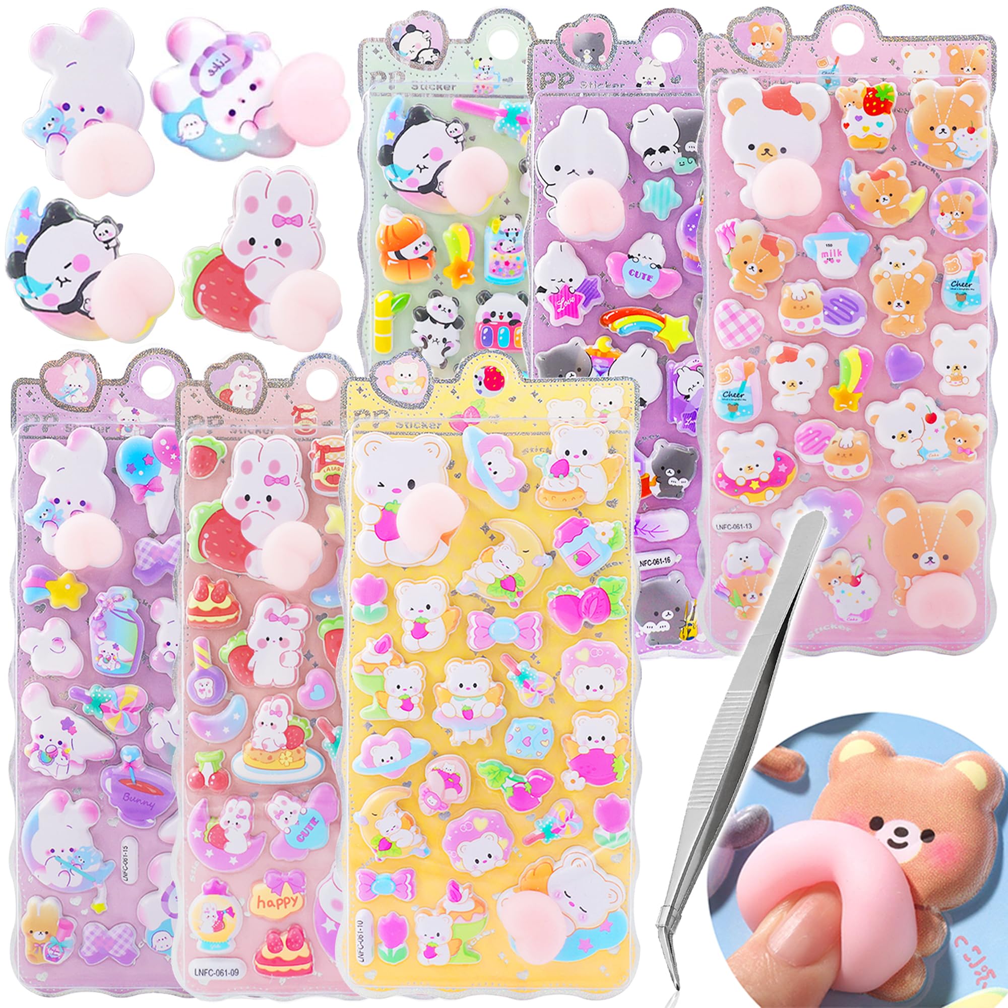 シール 【6枚セット+ピンセット付き】03