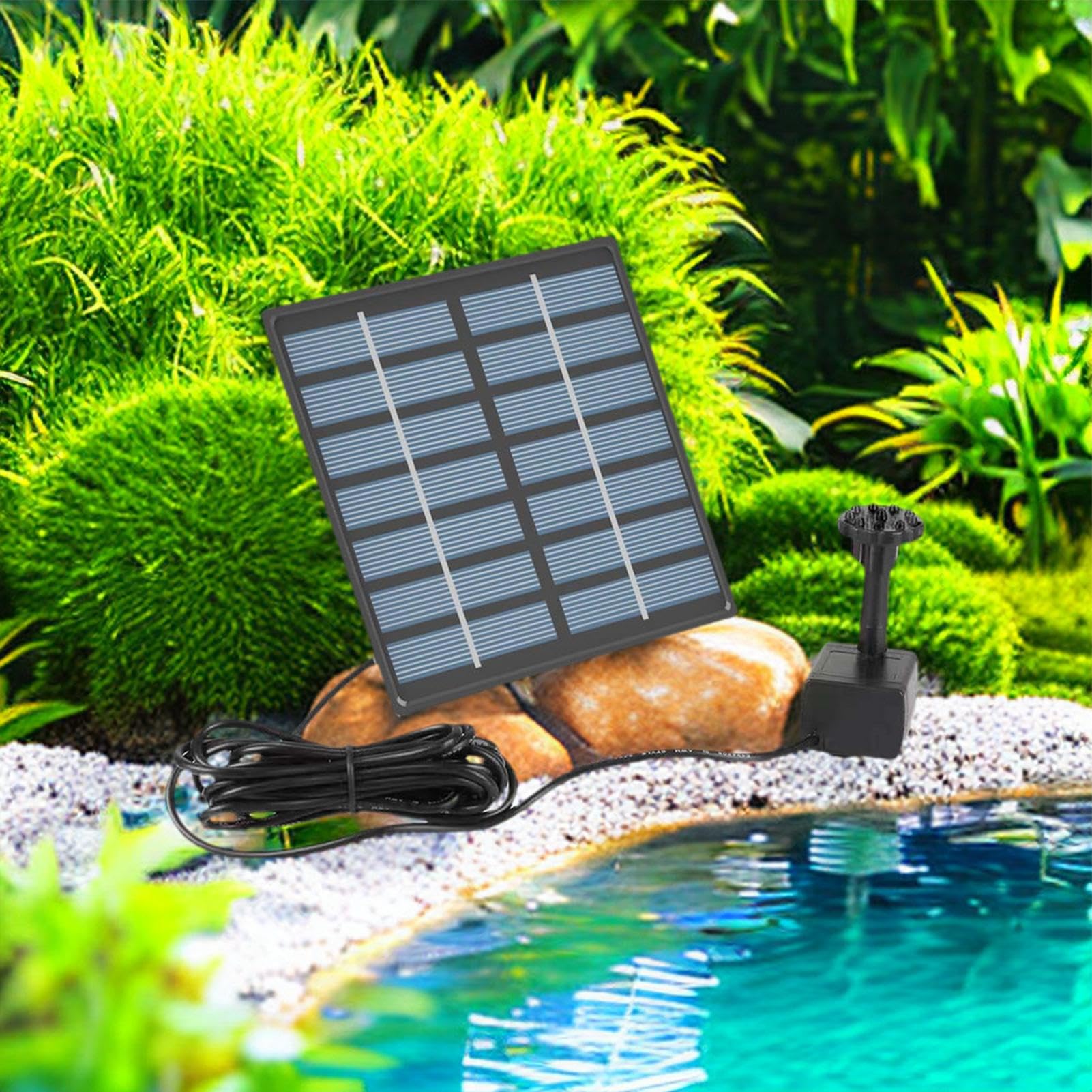 Pompa Laghetto ad Energia Solare Portatile Alimentata A Energia Solare