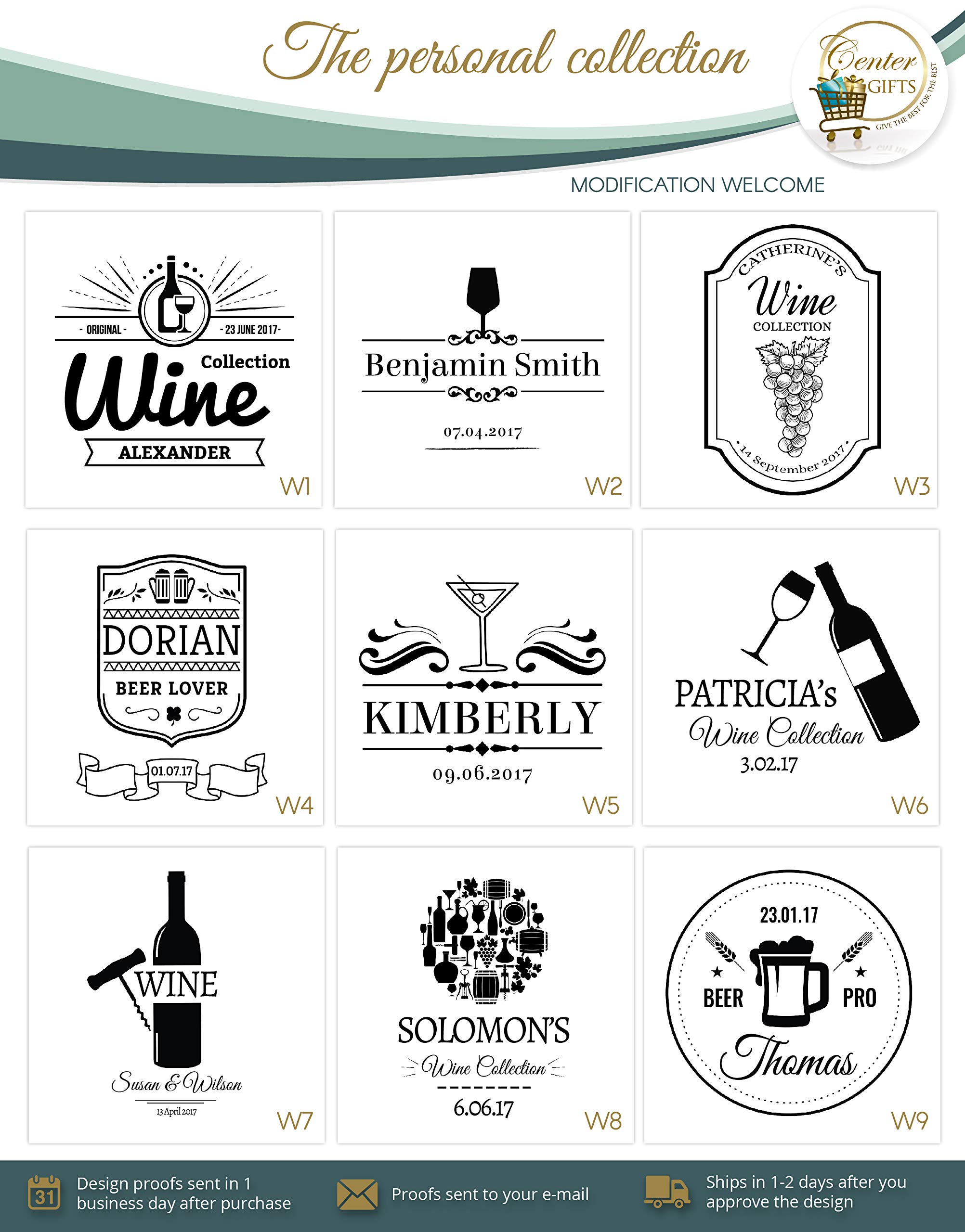 CenterGifts Personalized Wine Lover 11 Oz Mint Julep Style Cup