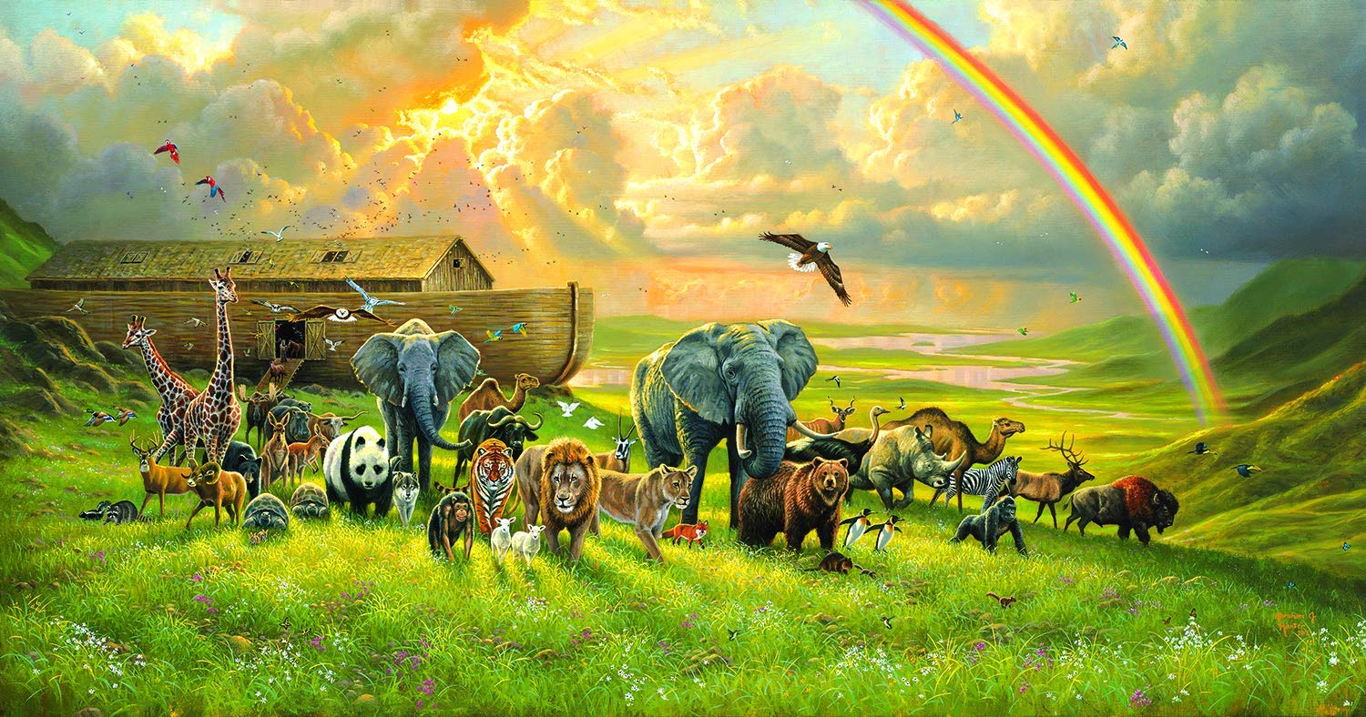 Sunsout 2019 A New Beginning by Artist Abraham Hunter 500 Piece Inspirational Jigsaw Puzzle