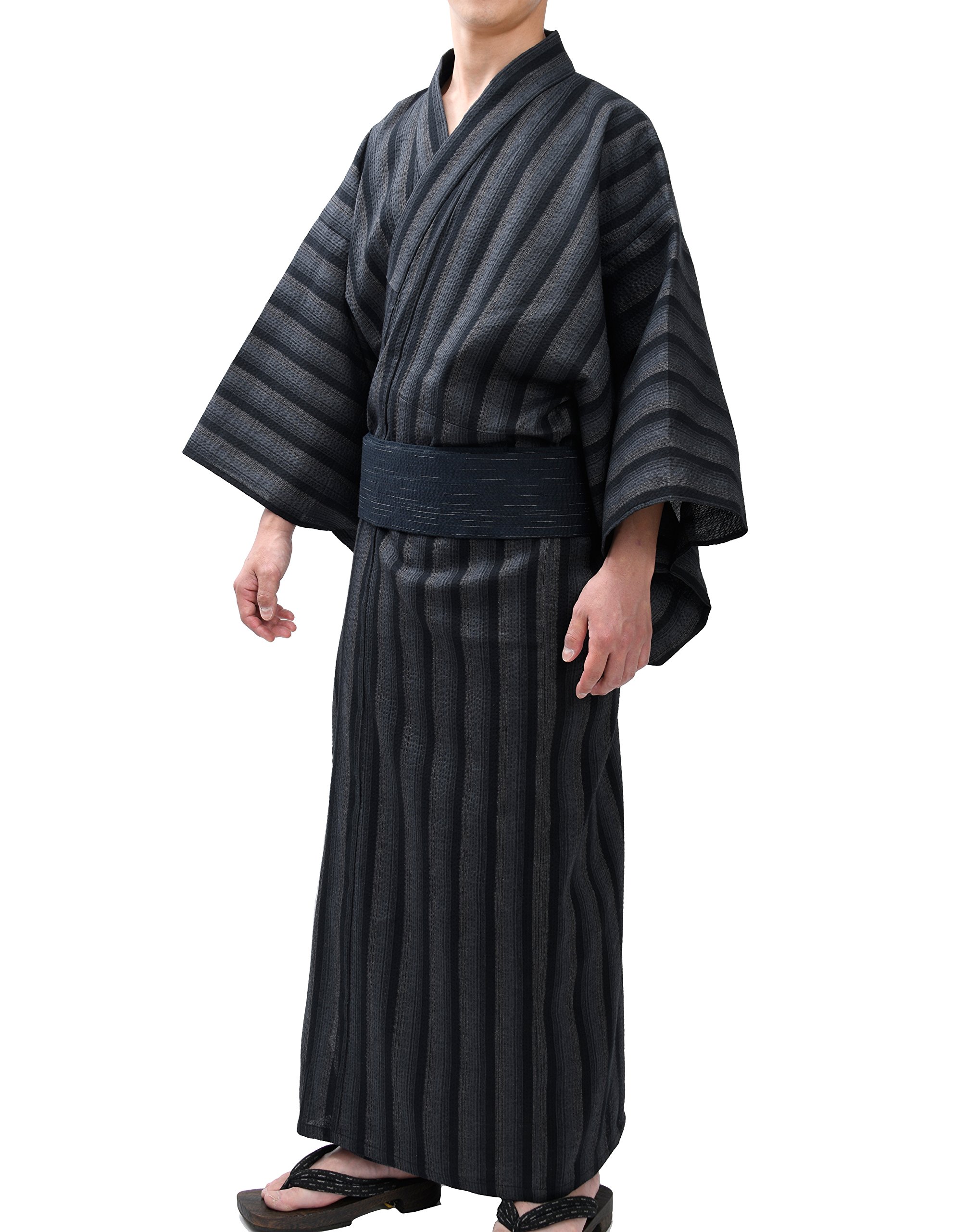 Men's Kimono Japan Shijira Weaving Yukata