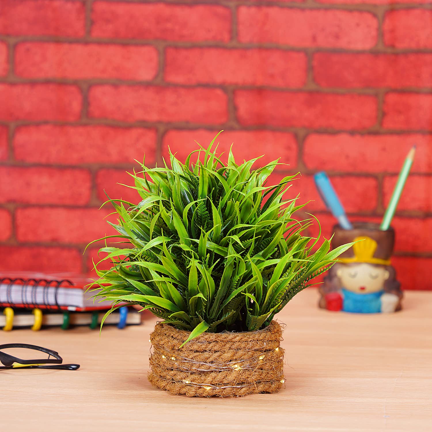 Artificial Plants for Home Decor Indoor, Artificial Plants in Pots, Small Artificial Plants in Pots