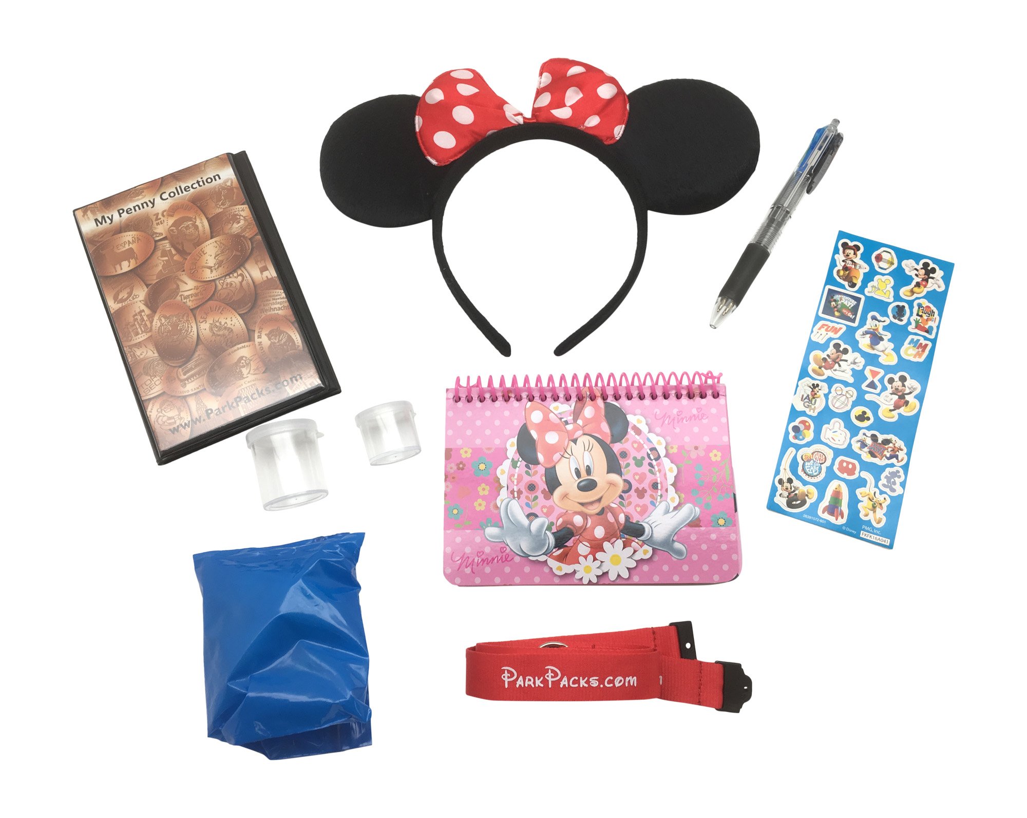 Magical Dream Pack Mickey and Minnie Disney World Vacation Gift Set with Essential Accessories Child size