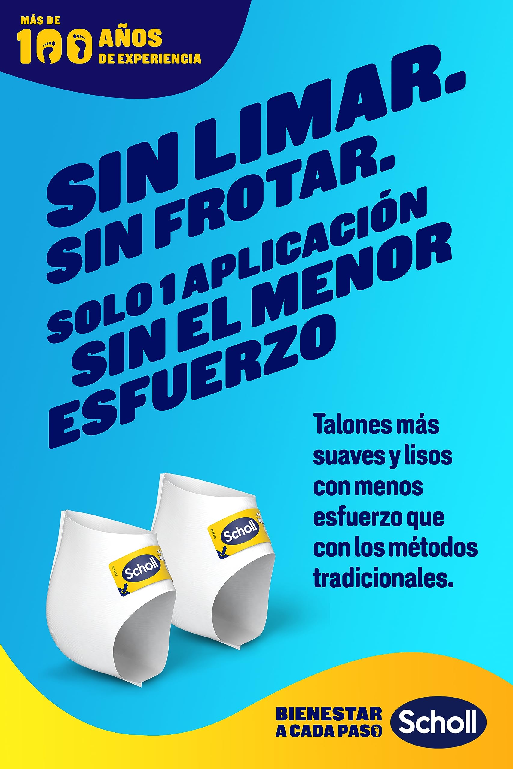 Dr. Scholl's Expert Care Mascarilla Exfoliante para Talones - 1 par