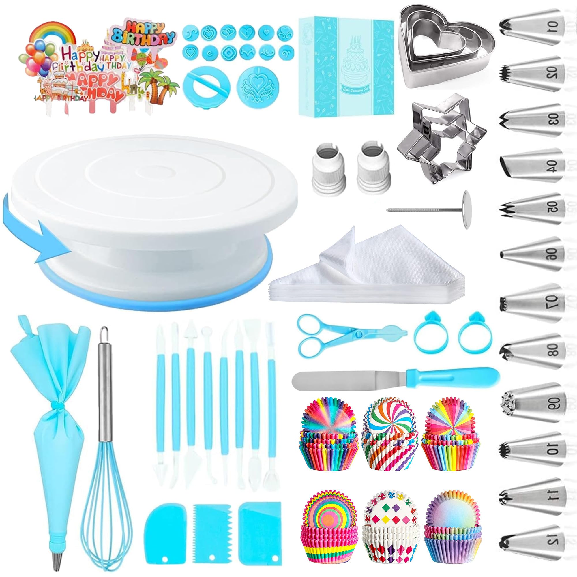 Kit de décoration de gâteaux pour réussir vos anniversaires en famille