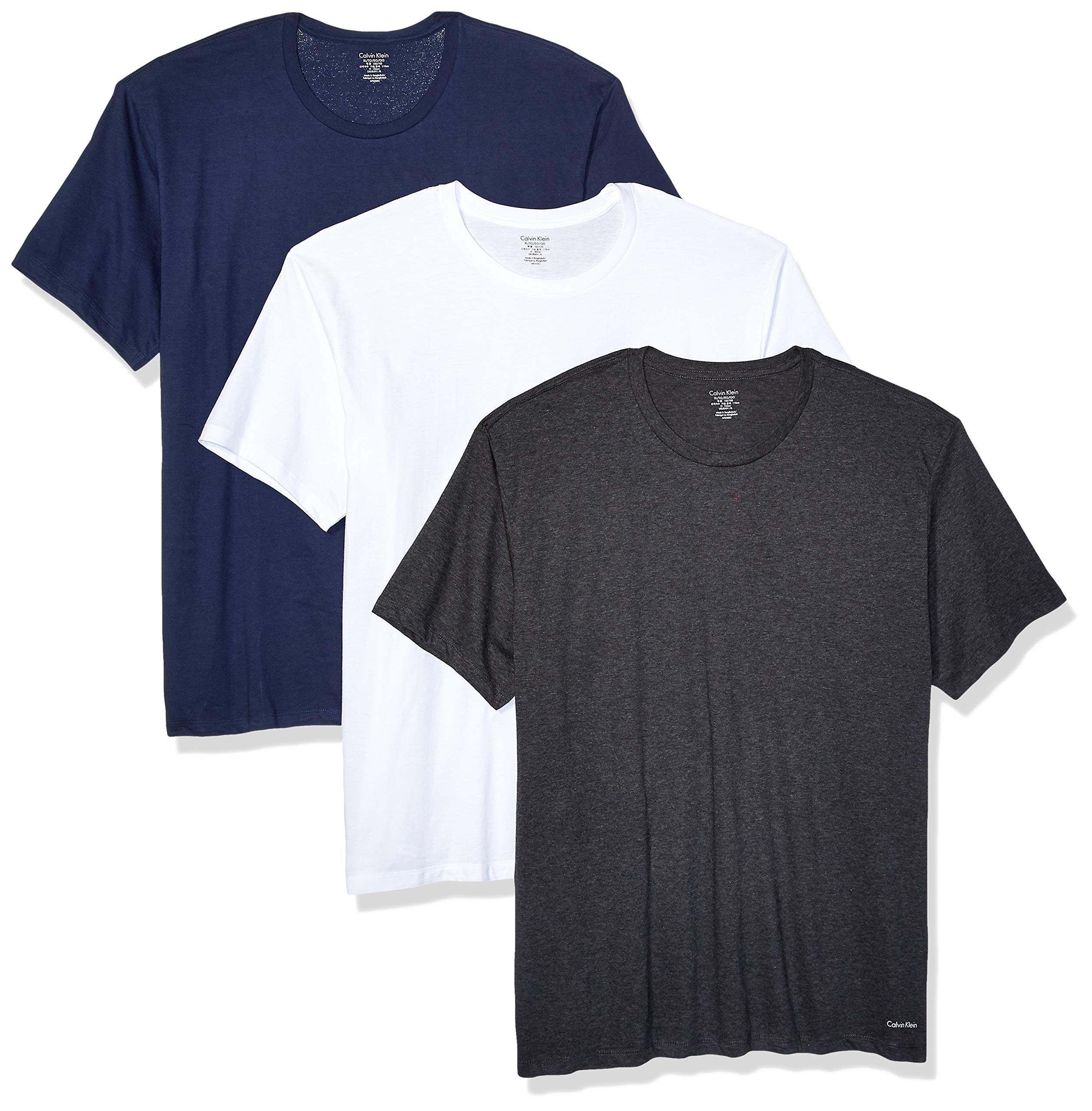 Calvin Klein Men's Cotton Classics 3-Pack Crew Neck T-Shirts