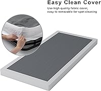Vista 6 de 4 Inch Box Spring for Twin Bed,Twin Size Box Spring Only,Heavy Duty Mattress Foundation,Metal Bed Base,Non-Slip,Easy Assembly