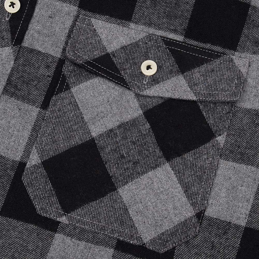 Alimens & Gentle Men's Button Down Regular Fit Long Sleeve Plaid Flannel Casual Shirts - Image 4