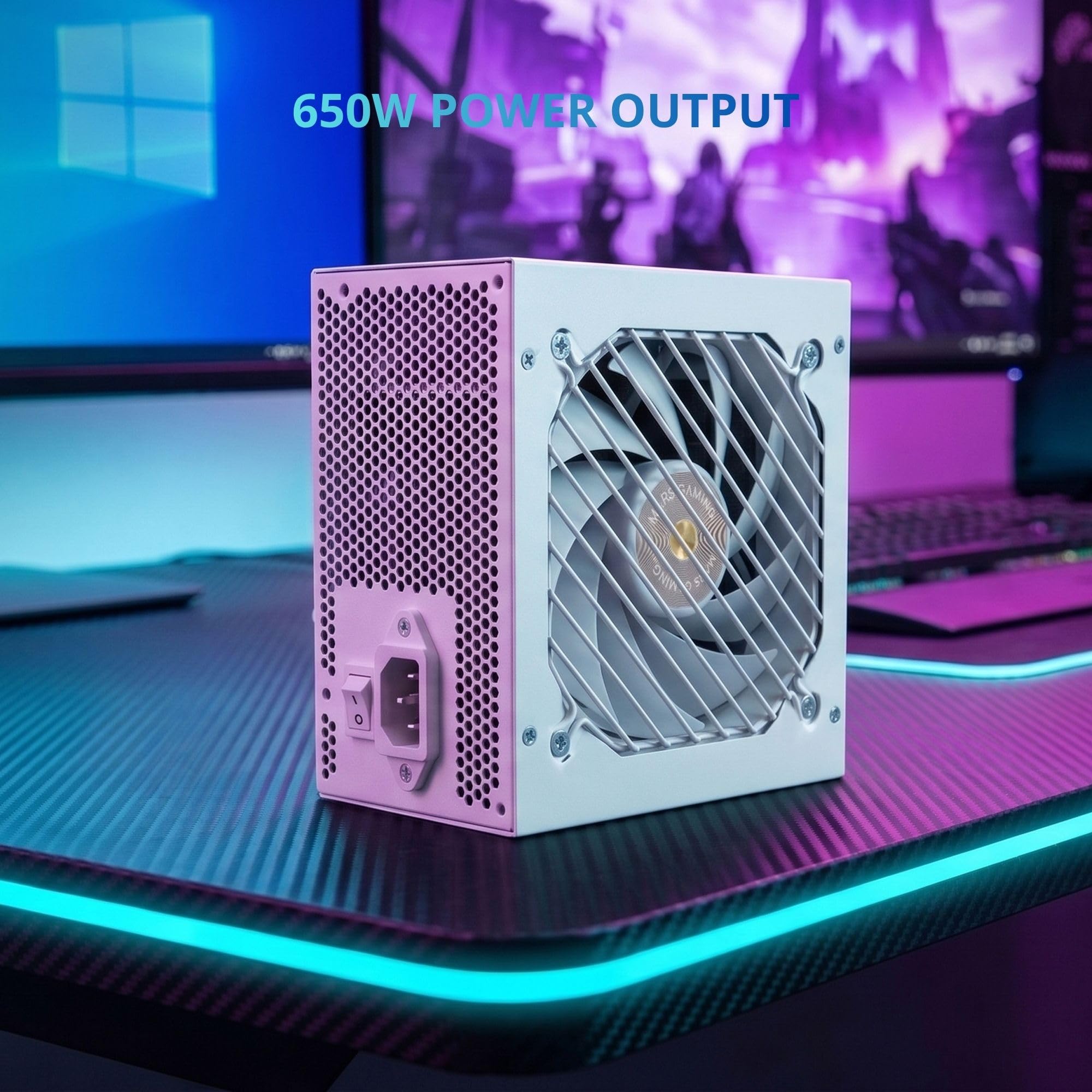 Mars Gaming MPB650PSI, Alimentatore PC Full Modular 650W, 10 Anni di Garanzia, 80Plus Gold 90%, Ventola SI Extreme Silence, Tecnologie AI2-RPM, DC-DC e SMD, ATX 3.1 e PCIe 5.1, Bianco