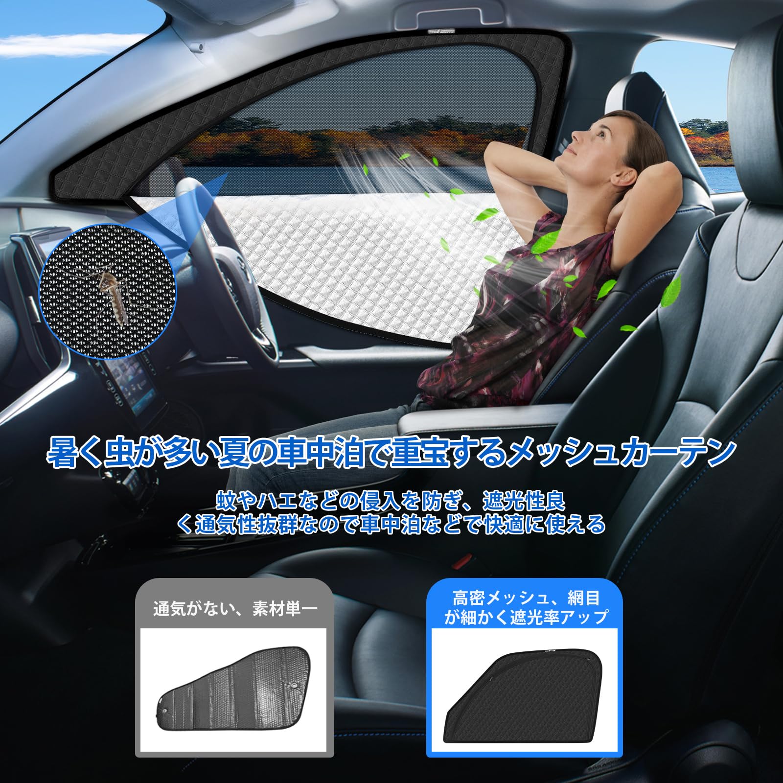 アルファード40系専用マグネット式網戸セット Amazon | 新型 アルファード ヴェルファイア 40系 専用 サンシェード