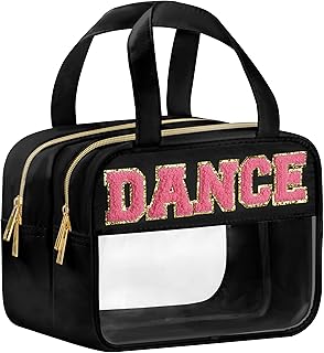 BuyCard Bolsa de maquillaje de chenilla con l...