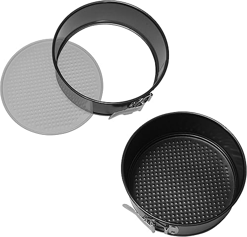 Miniatura 5 de MiHerom Sartén antiadherente antiadherente de 8.5 pulgadas, sartén redonda para tarta de queso a prueba de fugas con juego de tuberías, accesorios