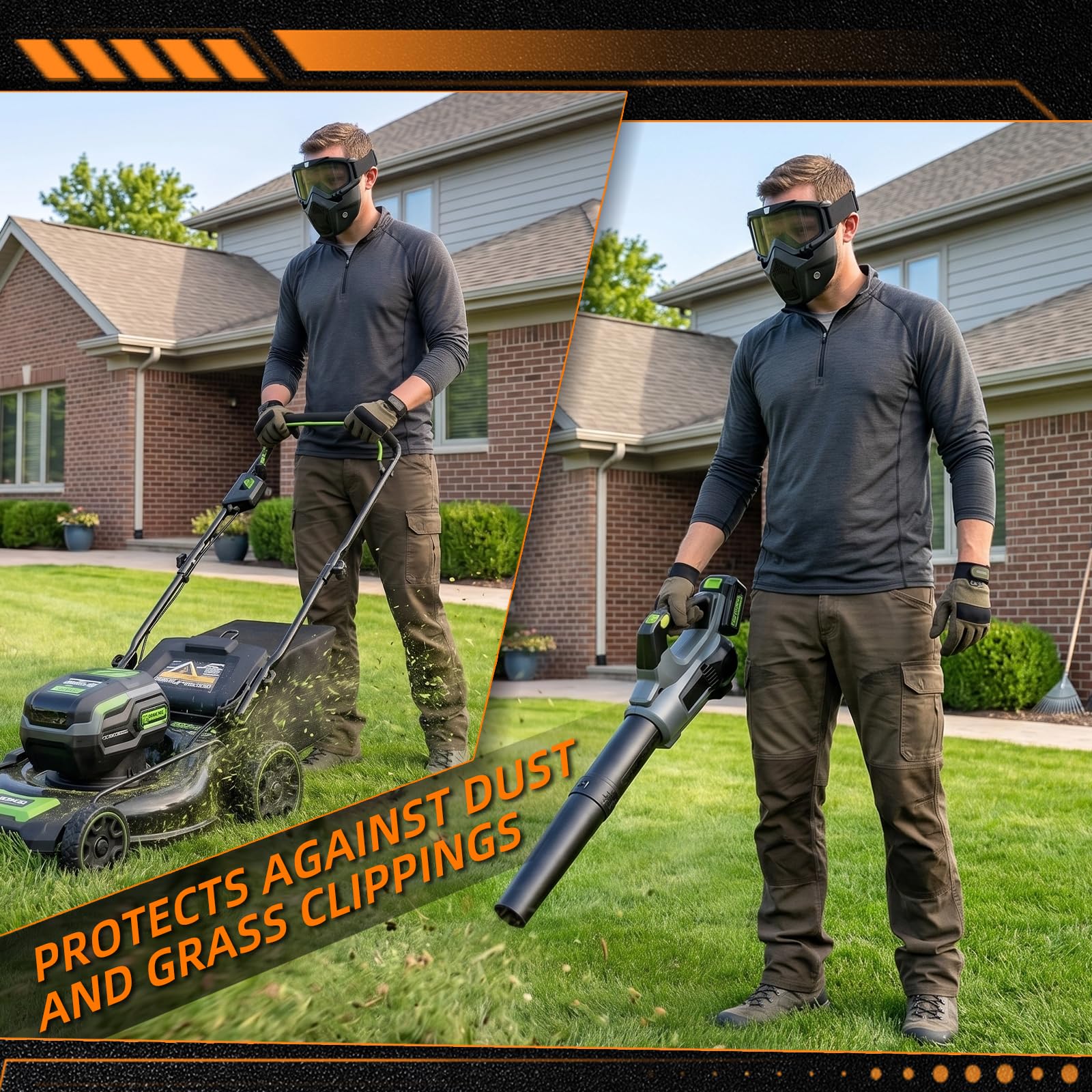 Face Shield with Goggles - Outdoor Safety -7