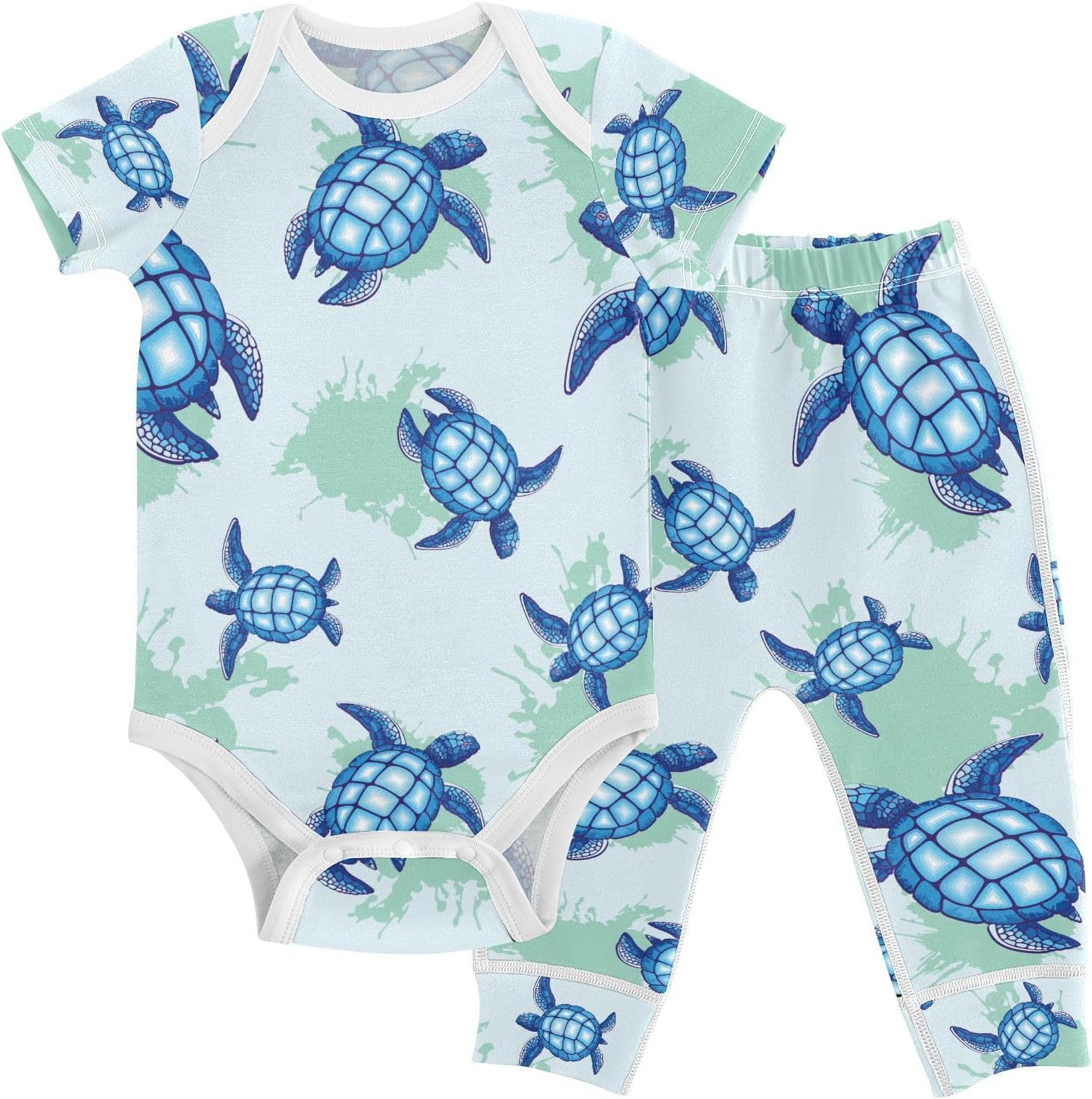 Baby Clothes Set Infant Bodysuits Pants Sets 0-24M For Boys Girls