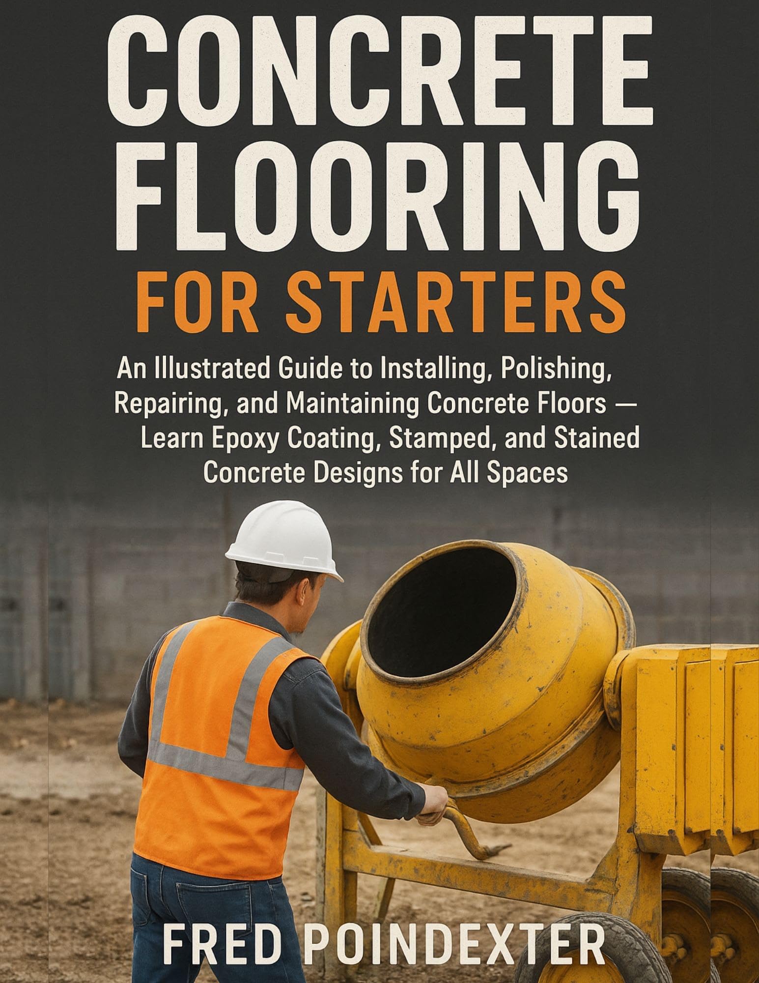 Concrete Flooring for Starters: An Illustrated Guide to Installing, Polishing, Repairing, and Maintaining Concrete Floors — Learn Epoxy Coating, Stamped & Stained Concrete Designs for All Spaces