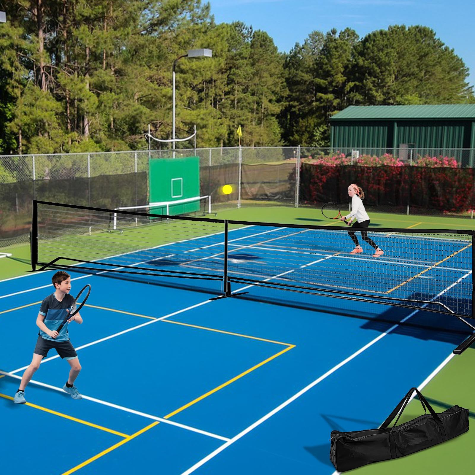 Goal Football Tennis Net - Rete da calcio leggera da vialetto | Rete pieghevole per l'allenamento del tennis