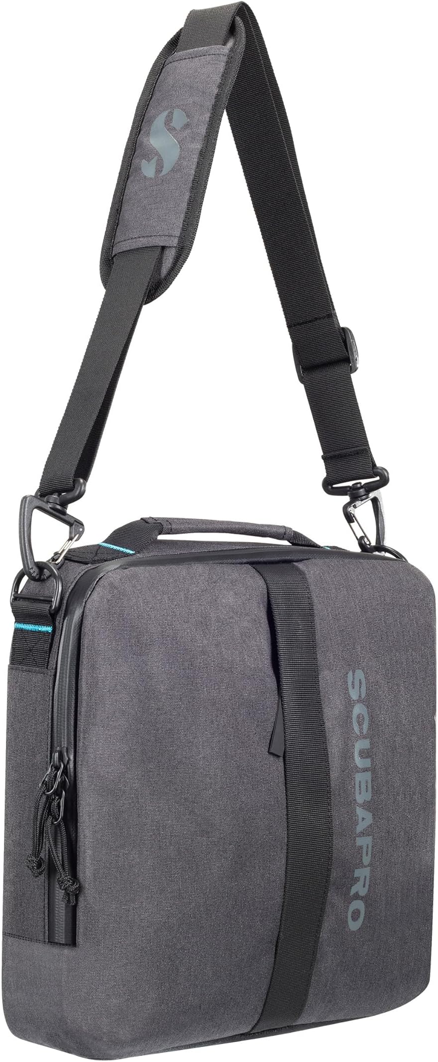 - Definition Regulator 10 Dive Bag with Adjustable Shoulder Strap and Top Handle for Scuba Diving Gear, Premium Recycled Two-Tone Gray Fabric
