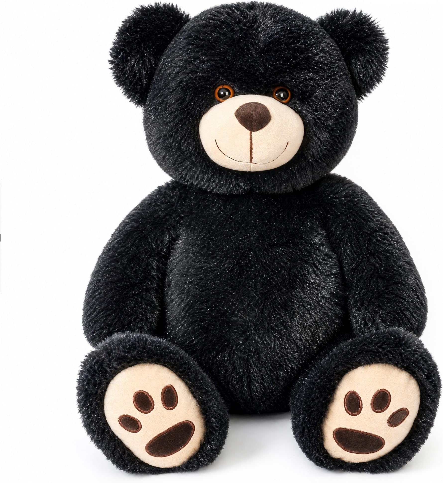 LotFancy Teddy Bear Stuffed Animals, 20 inch Soft Plush Toy, Black