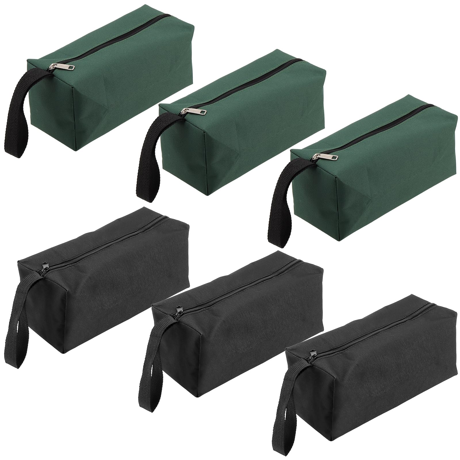 UNGFEI 6 PCS Black Green Small Tool Pouches