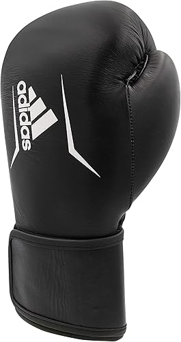 Miniatura 3 de adidas Speed 175 - Guantes de boxeo y kickboxing (piel, para boxeo), Negro, 16 onza