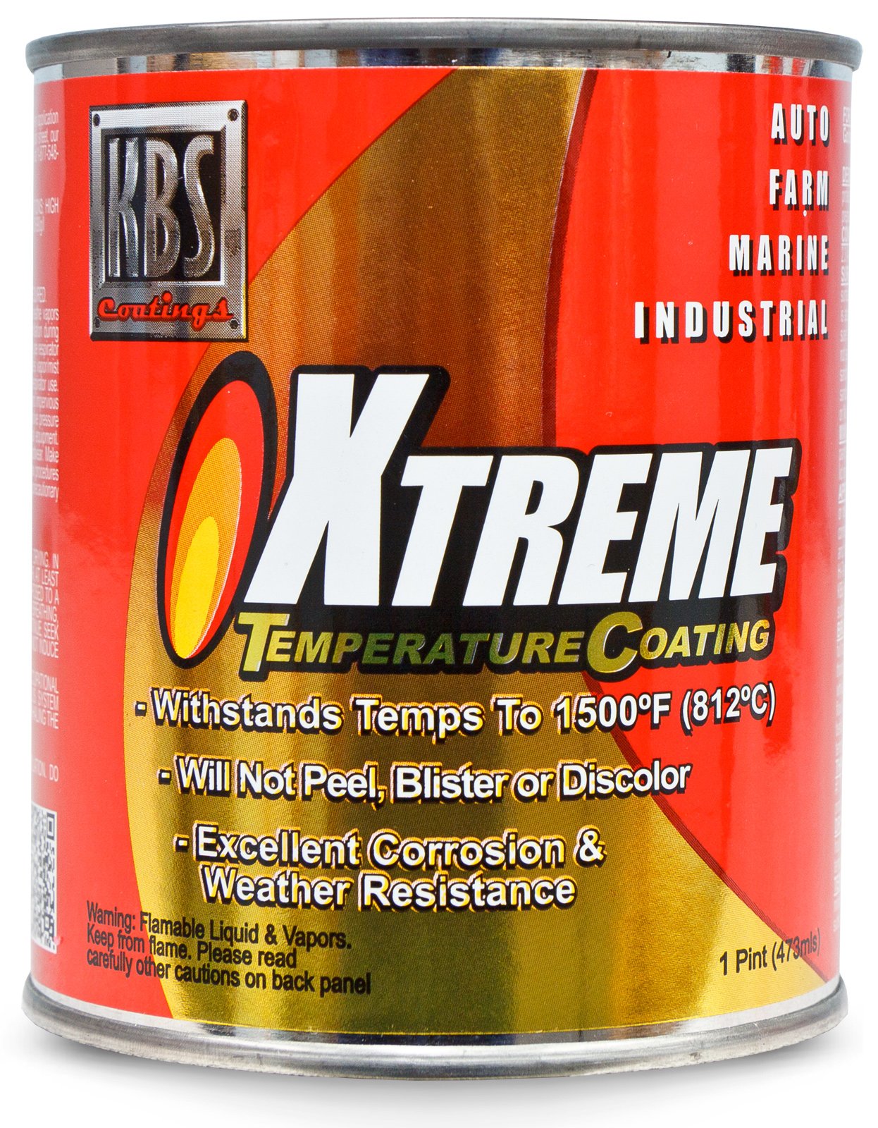 Amazon.com: KBS Coatings 65303 Aluminum Xtreme Temperature Coating