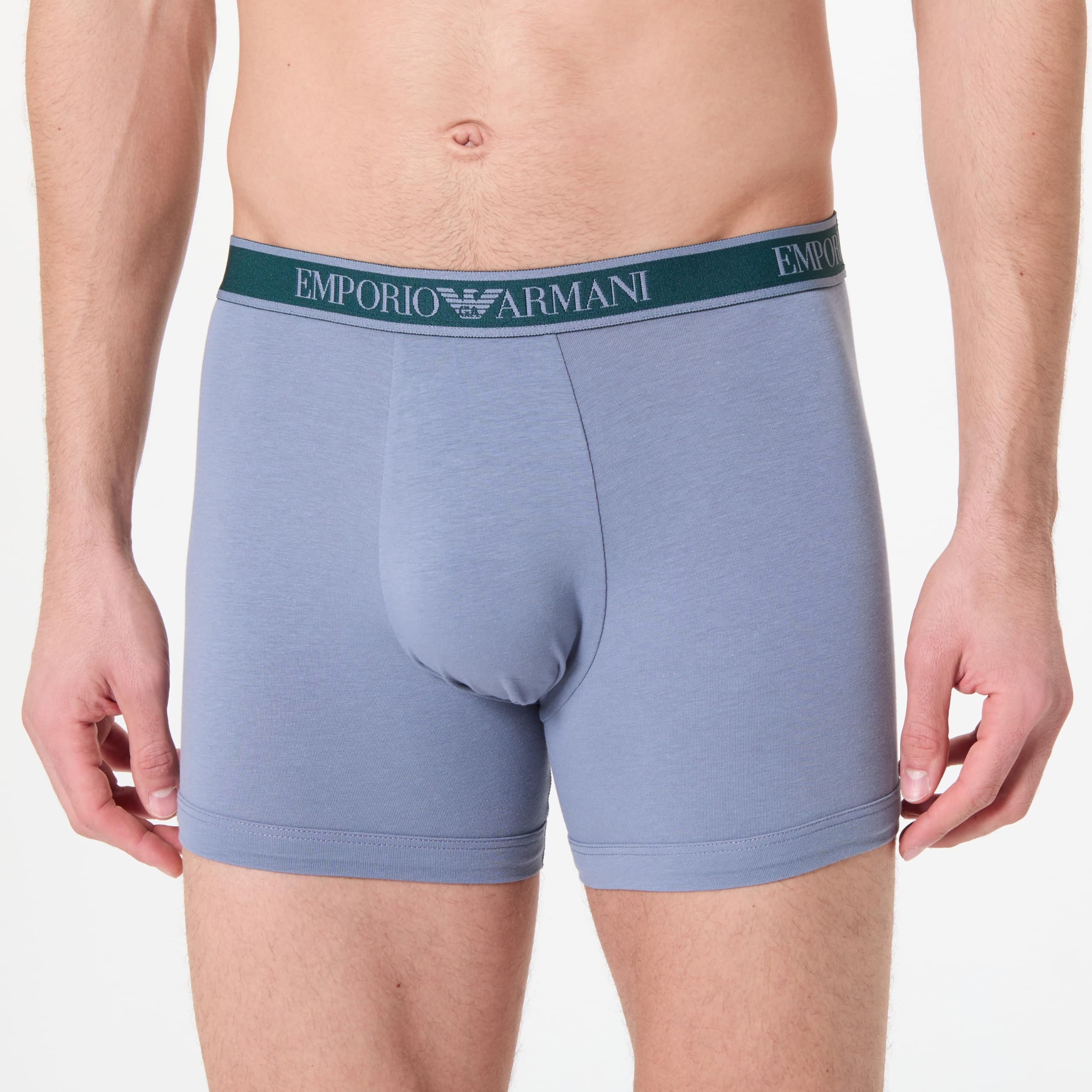 Emporio Armani Core Logoband 3-Pack Trunk Bermuda Uomo (Pacco da 3)