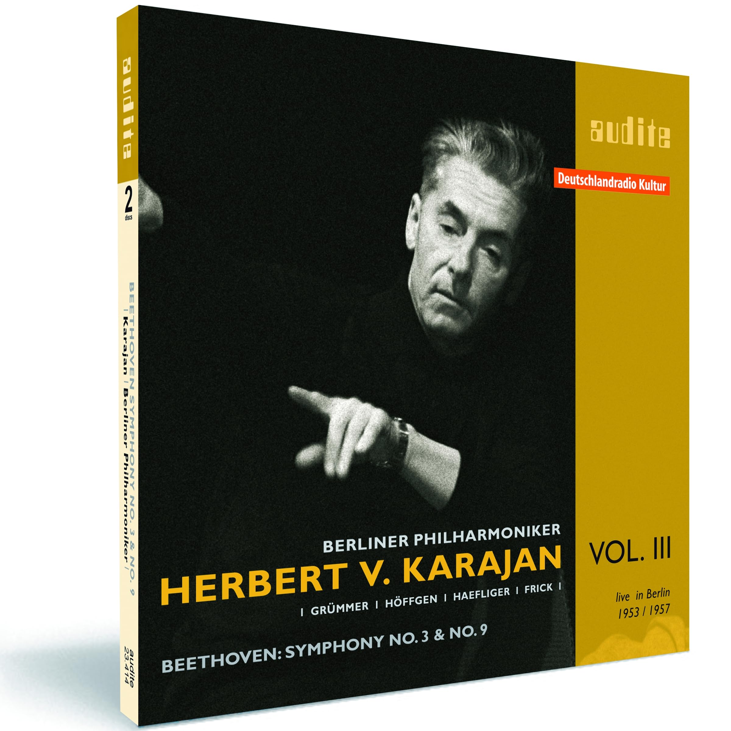 AUDITE23414 Berliner Po; Herbert von Karajan Herbert van Karajan Conducts