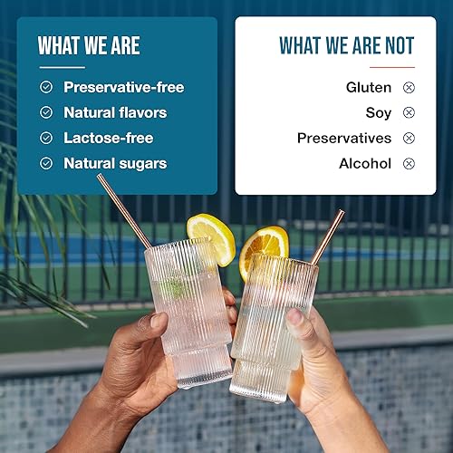 Miniatura 5 de Sunkist Hydration & Collagen Yuzu - Mezcla de bebida en polvo con electrolitos de limón (20 barras), con péptidos de colágeno, vitamina C y zinc,