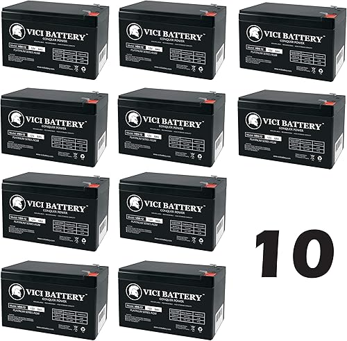 VICI - Batería para Scooter ExpertPower EXP1290-10 (12 V, 9 Ah)