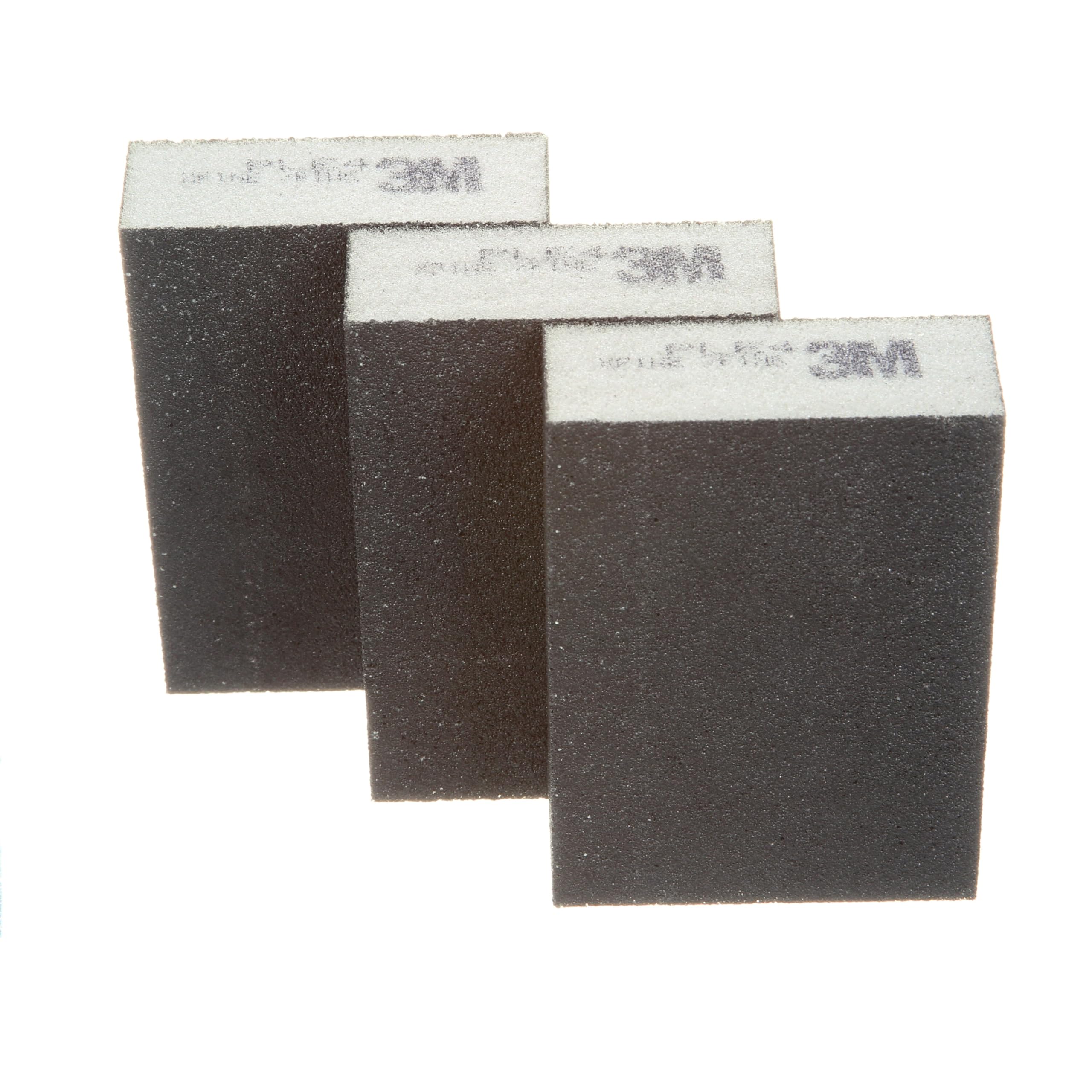 3M Średnia/gruba gąbka szlifierska, 3-3/4" x 6,25 cm x 2,5 cm, 3-pak