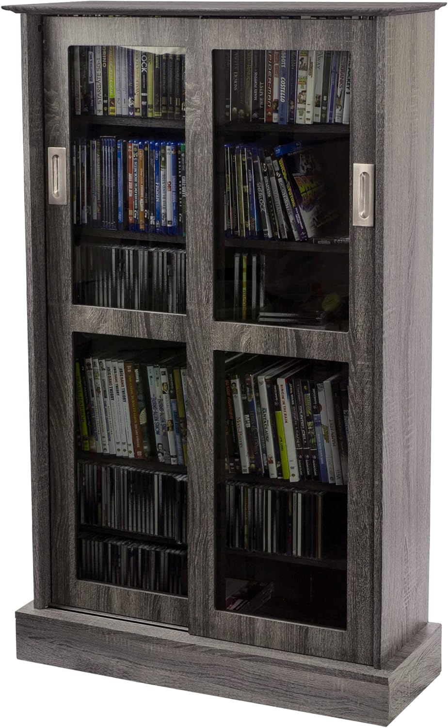 Amazon.com: 49" Media Storage Cabinet with Two-way Sliding Doors ...