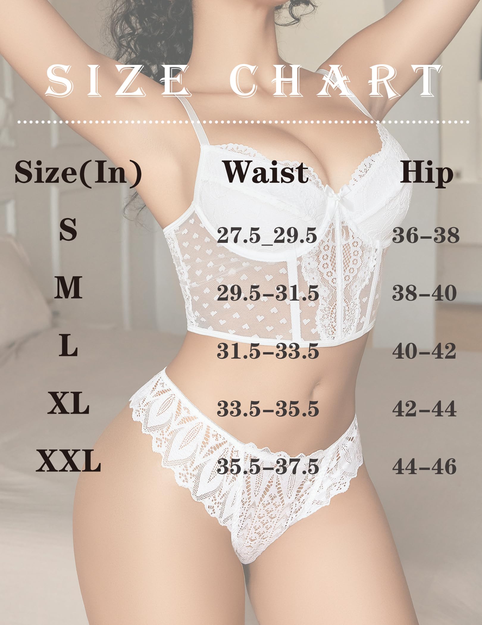 Avidlove Culotte en dentelle pour femme - Tanga sexy - Taille basse